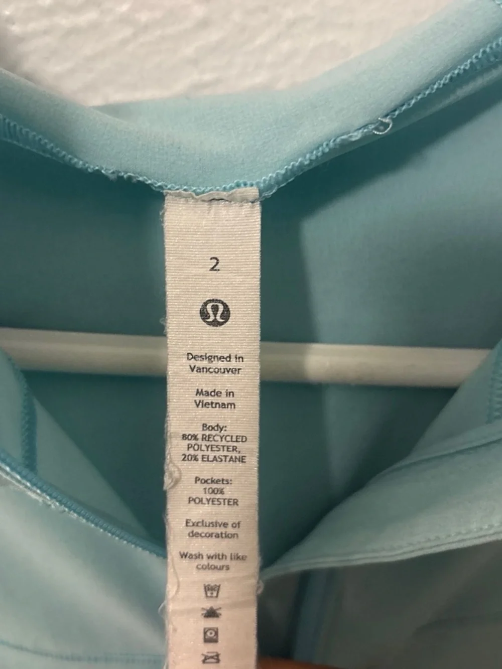 Lululemon Light Blue Women's Hooded Softshell Jacket